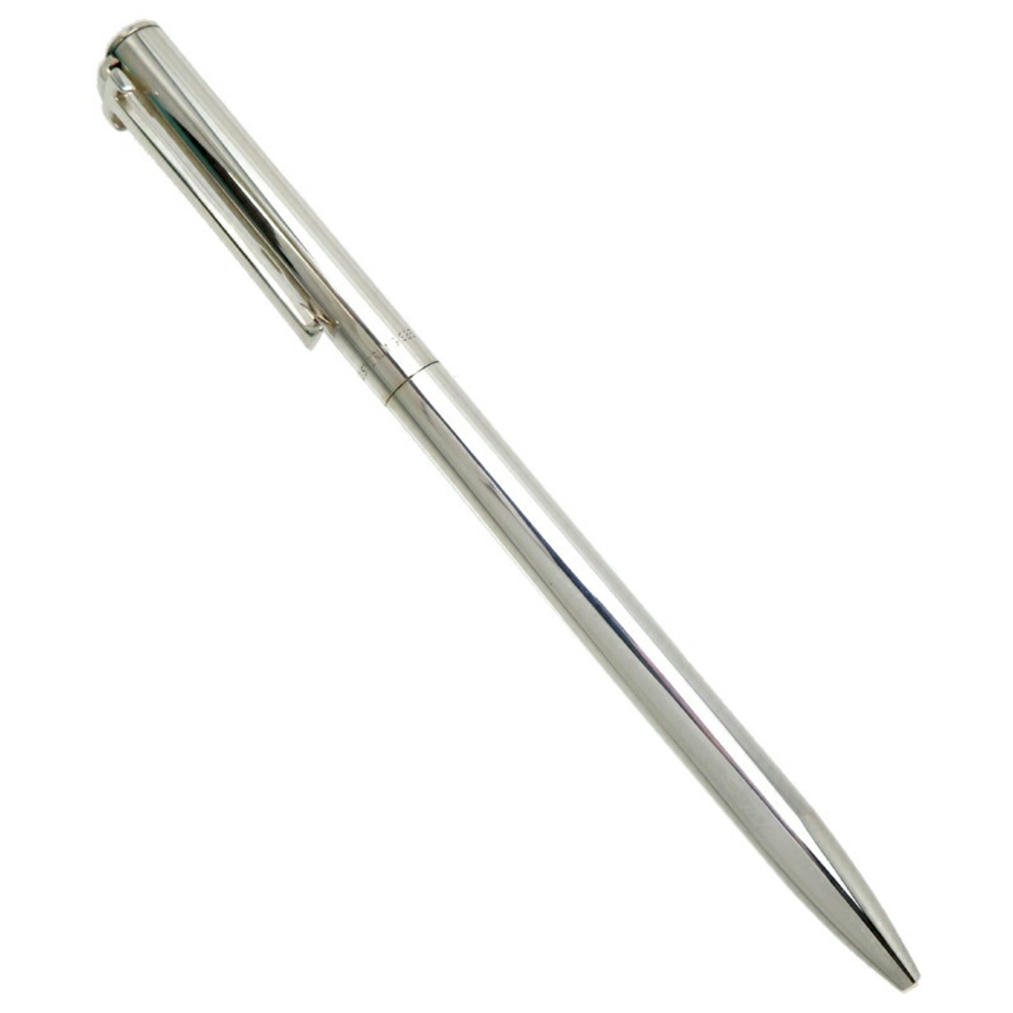Tiffany SV925 T-Clip Women's and Men's Ballpoint Pen, Silver 925