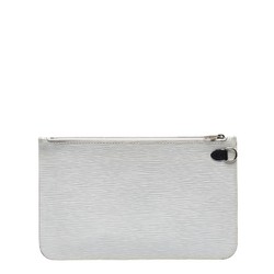 Louis Vuitton Epi Pouch White Leather Women's LOUIS VUITTON