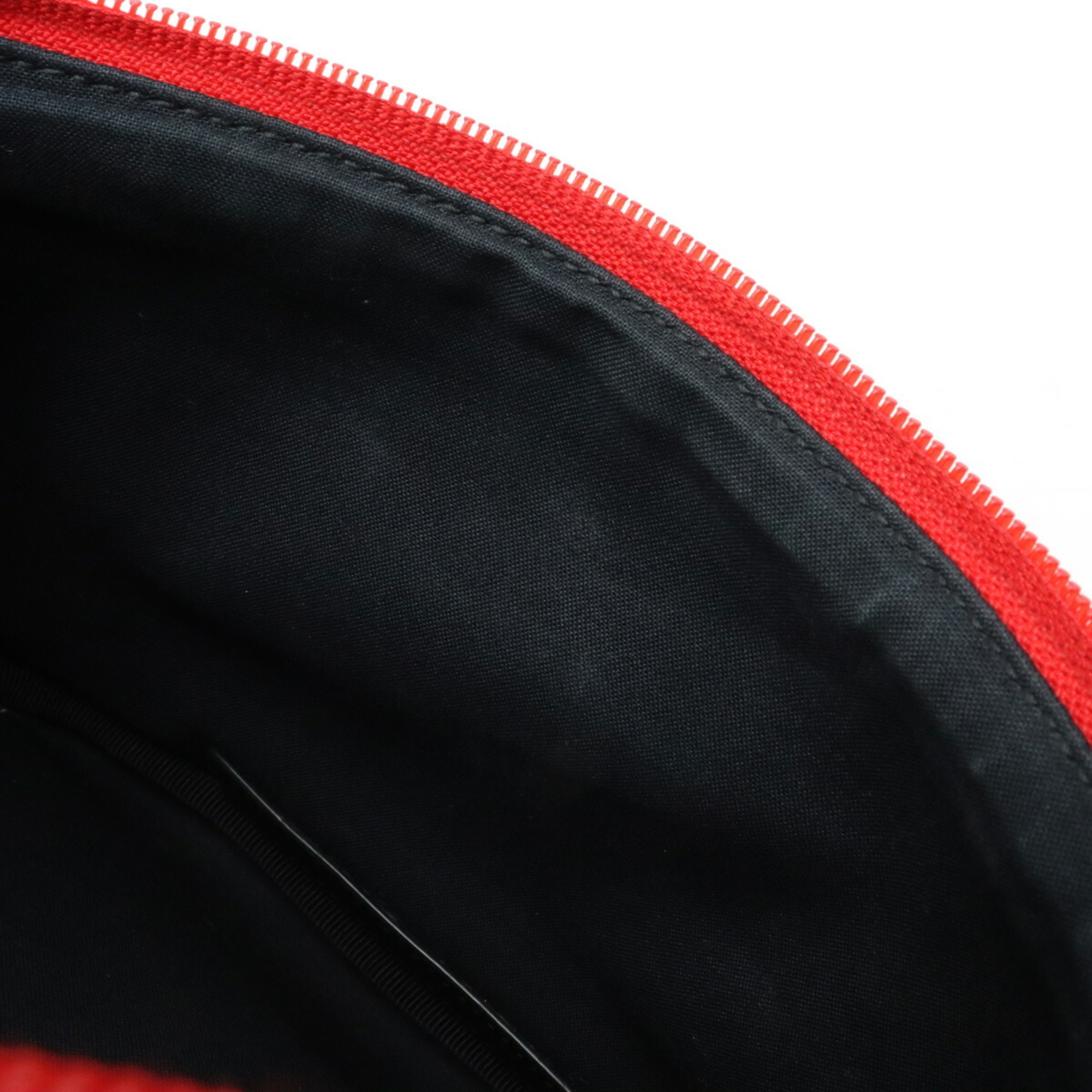 BALENCIAGA Balenciaga patch belt bag waist pouch body hip nylon canvas red 482389