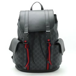 GUCCI Soft GG Supreme Sherry Line Backpack PVC Leather Black Grey Red Navy 495563