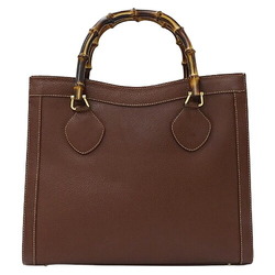 GUCCI Bag Women's Tote Handbag Bamboo Leather Brown 002 2615 0260