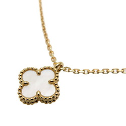Van Cleef & Arpels Sweet Alhambra Women's Necklace VCARF69100 750 Yellow Gold