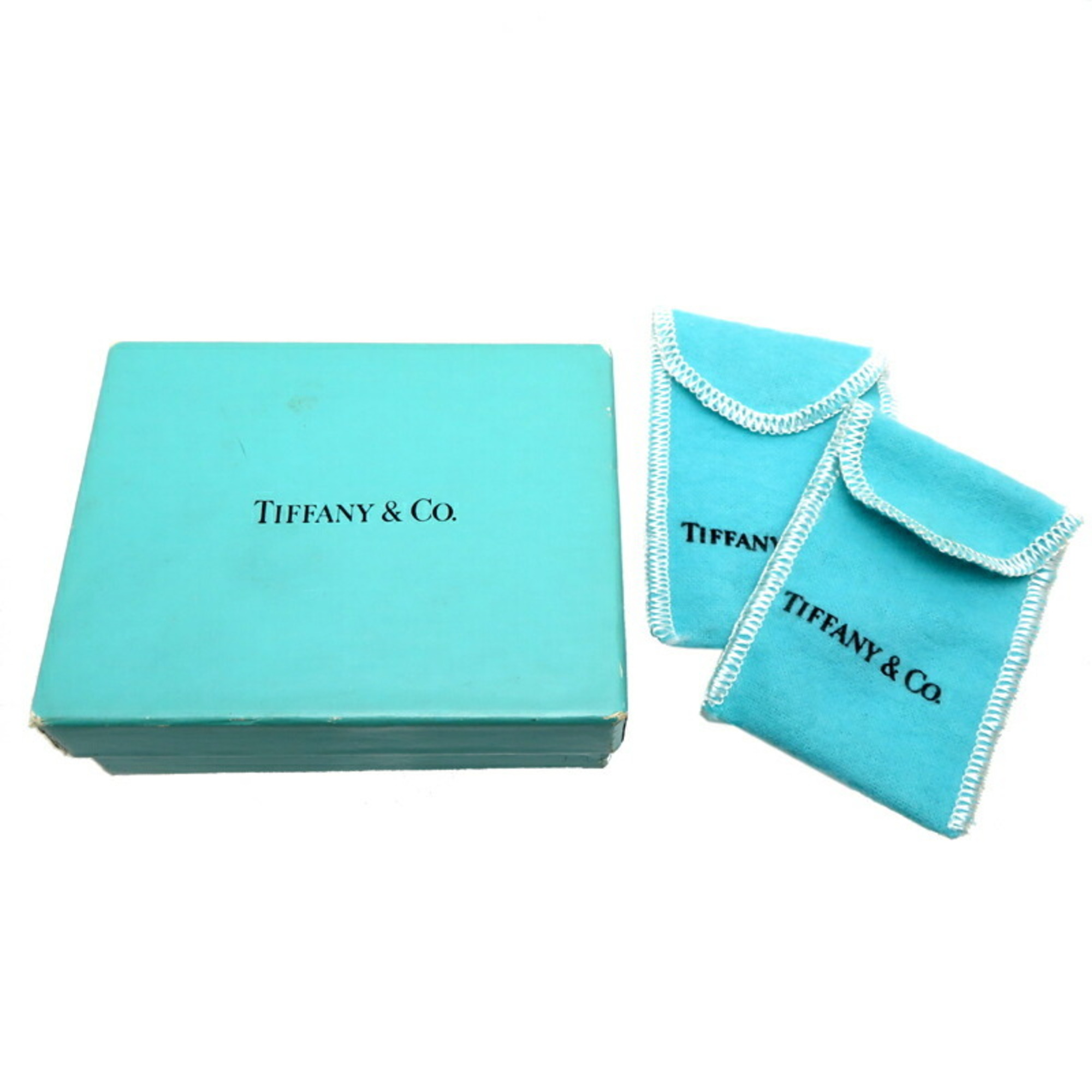 Tiffany SV925 750YG combination cufflinks for men, silver 925