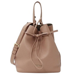 Furla Bag Women's Handbag Shoulder 2way Costanza Leather Pink Ribbon Bucket Compact