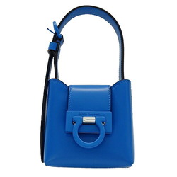 Salvatore Ferragamo Ferragamo Bags Women's Handbags Leather Gancini Trifoglio Blue