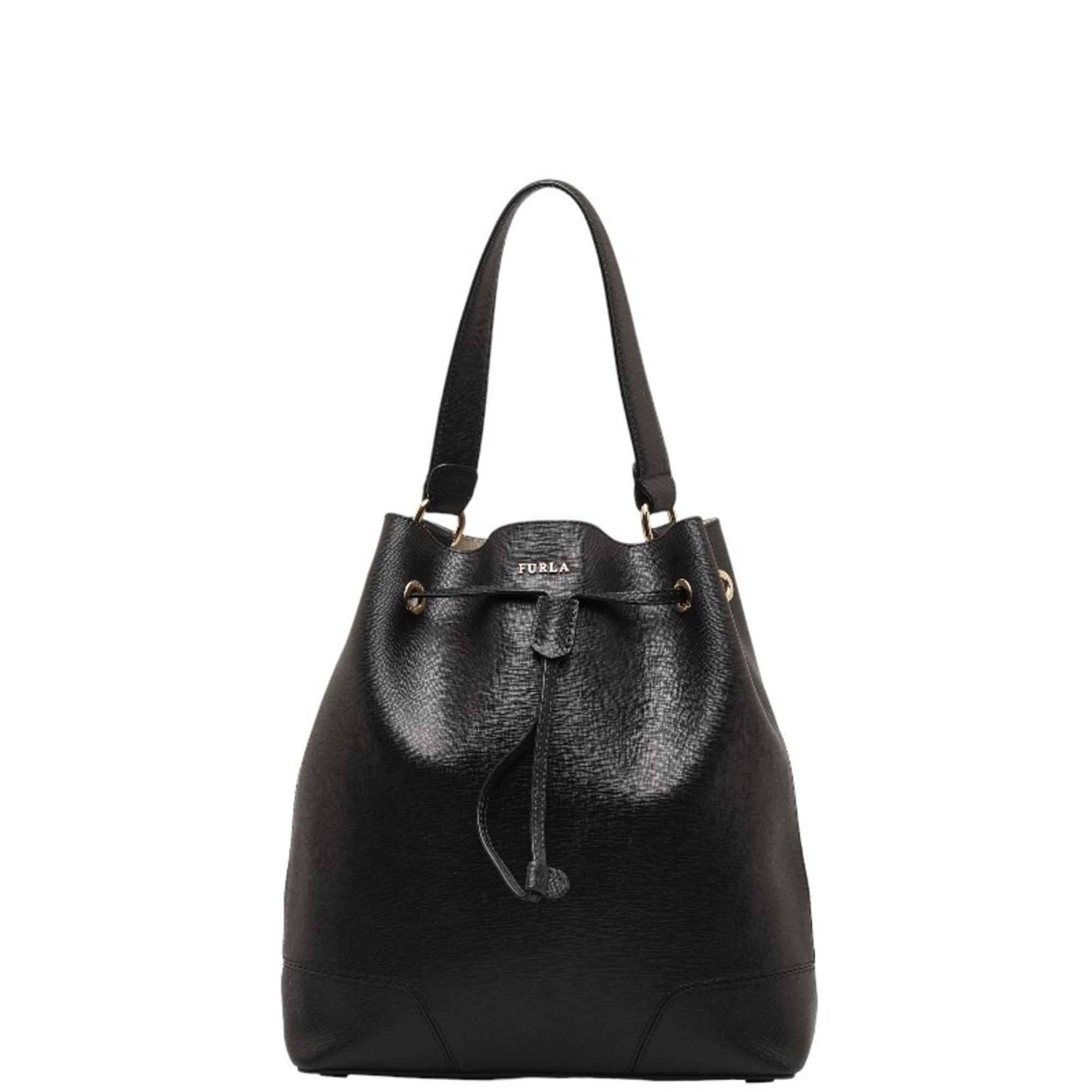 Furla Bag Black Leather Women's