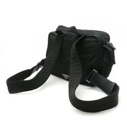 PRADA Prada Backpack Nylon Leather NERO Black V336