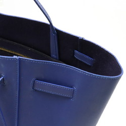 CELINE Cabas Phantom Small with Tassel Tote Bag Shoulder Leather Blue 176703