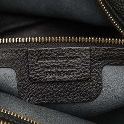 Salvatore Ferragamo Gancini Tote Bag GG 21F215 Black Leather Women's