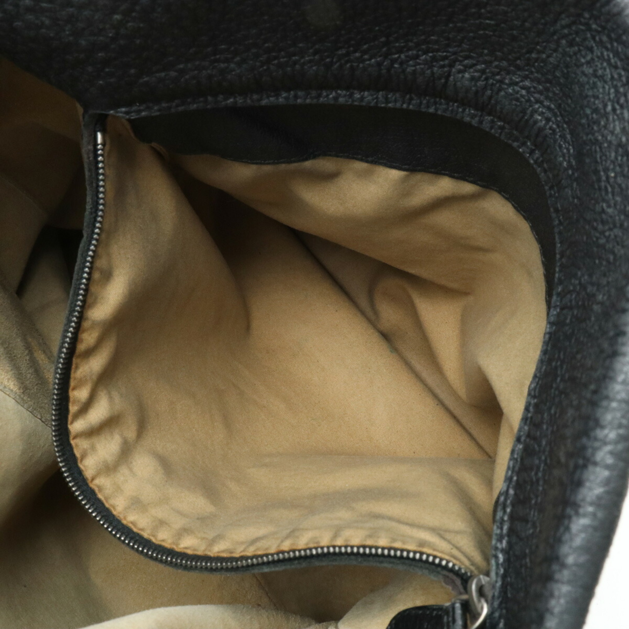 BOTTEGA VENETA Bottega Veneta Intrecciato Shoulder Bag Leather Black 174526