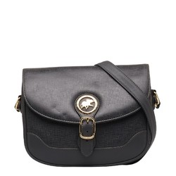 HUNTING WORLD Shoulder Bag Grey Leather Women's