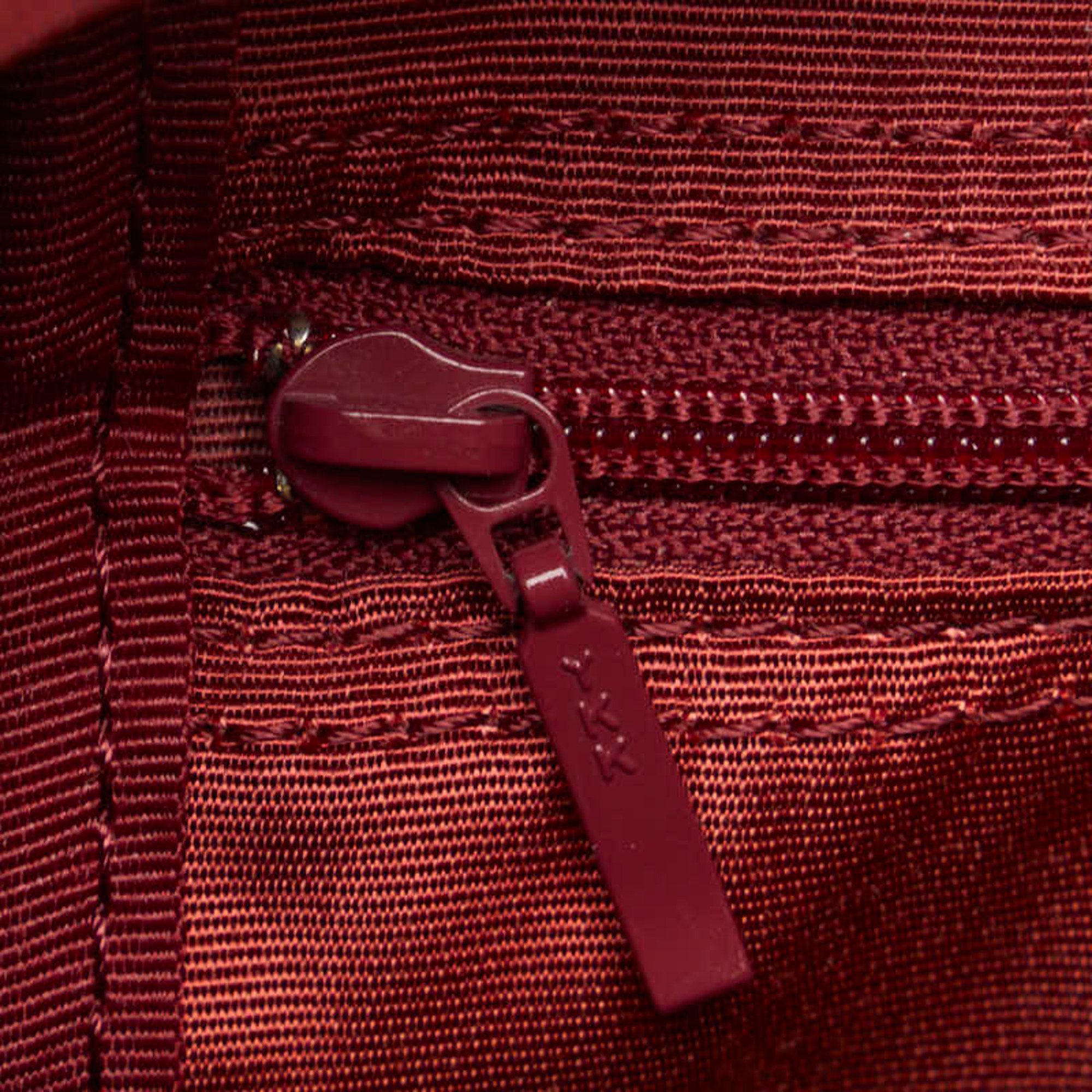 Burberry Nova Check Handbag Beige Red Canvas Leather Women's BURBERRY