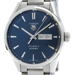Polished TAG HEUER Carrera Calibre 5 Day Date Automatic Watch WAR201E BF571213