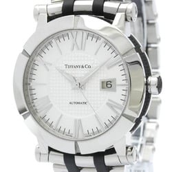Polished TIFFANY Atlas Steel Rubber Automatic Watch Z1000.70.12A10A00A BF571251