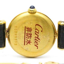 CARTIER Must Colisee Vermeil Gold Plated Ladies Watch 590002