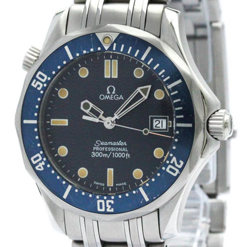 Polished OMEGA Seamaster Professional 300M Steel Mid Size Watch 2561.80 BF570011