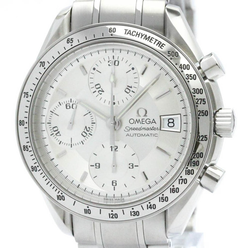 Polished OMEGA Speedmaster Date Steel Automatic Mens Watch 3513.30 BF571204
