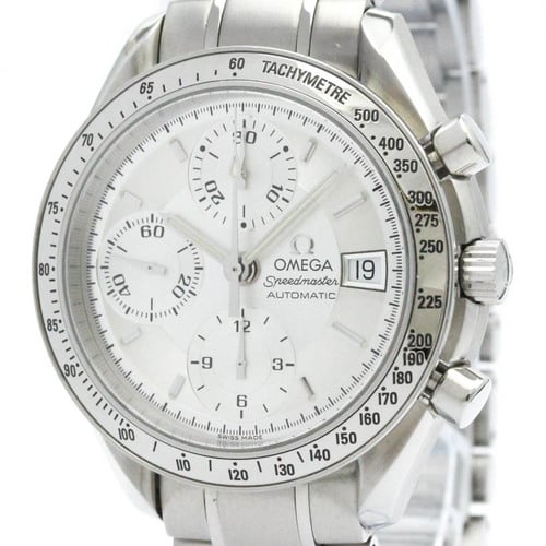 Polished OMEGA Speedmaster Date Steel Automatic Mens Watch 3513.30 BF571640