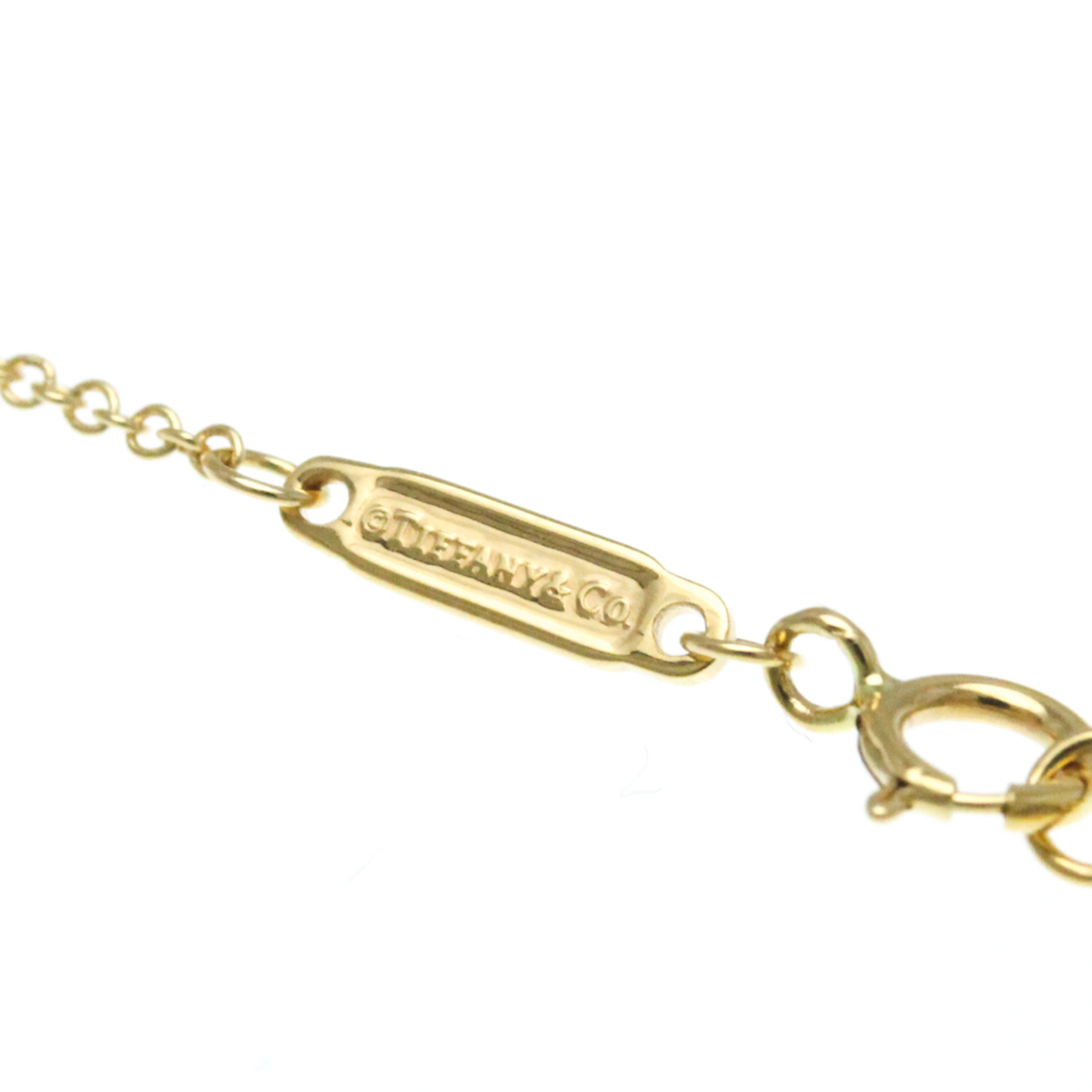 Tiffany T Smile Mini Diamond Necklace Yellow Gold (18K) Diamond Men,Women Fashion Pendant Necklace (Gold)