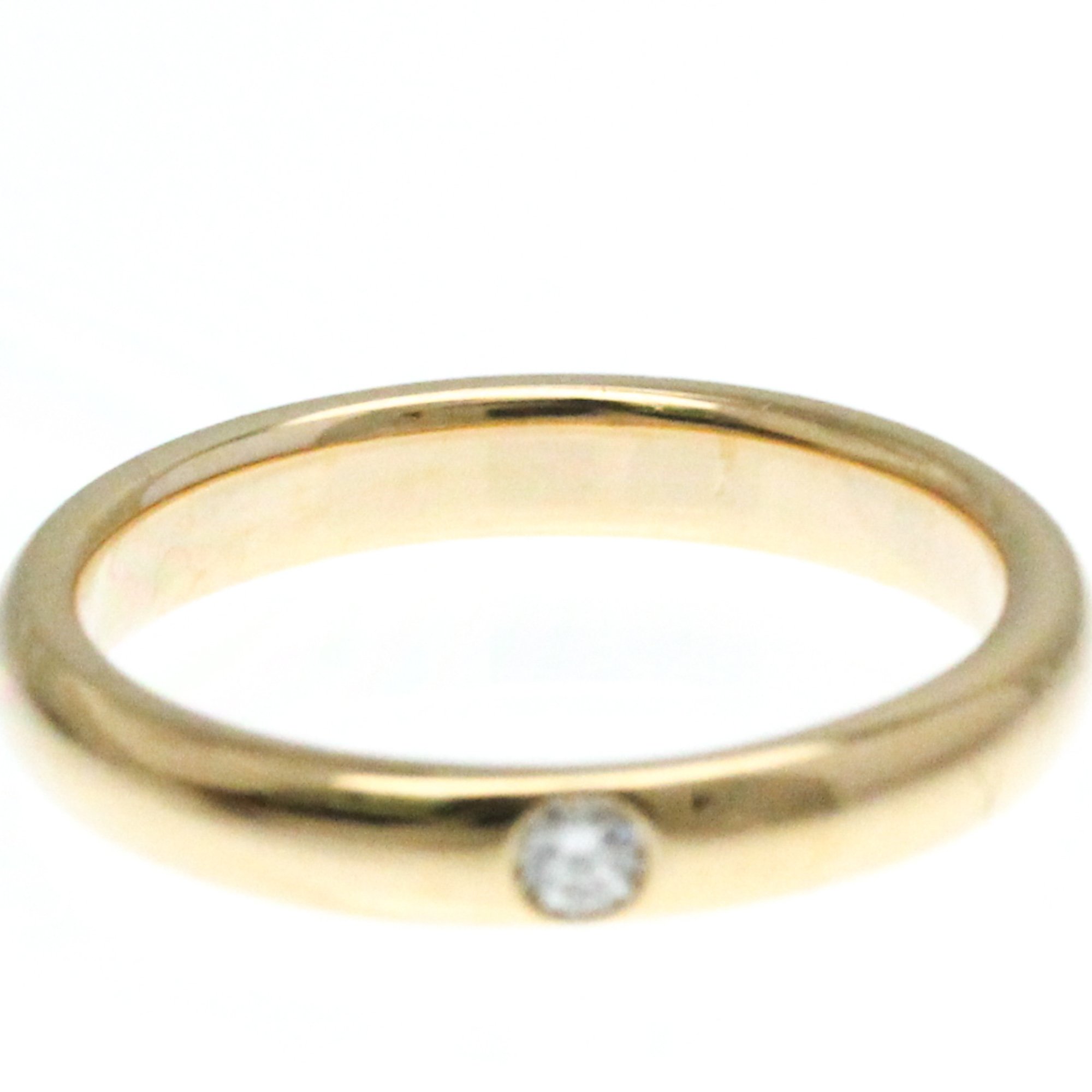 Harry Winston Wedding Band Ring 1P Diamond Pink Gold (18K) Fashion Diamond Band Ring Pink Gold