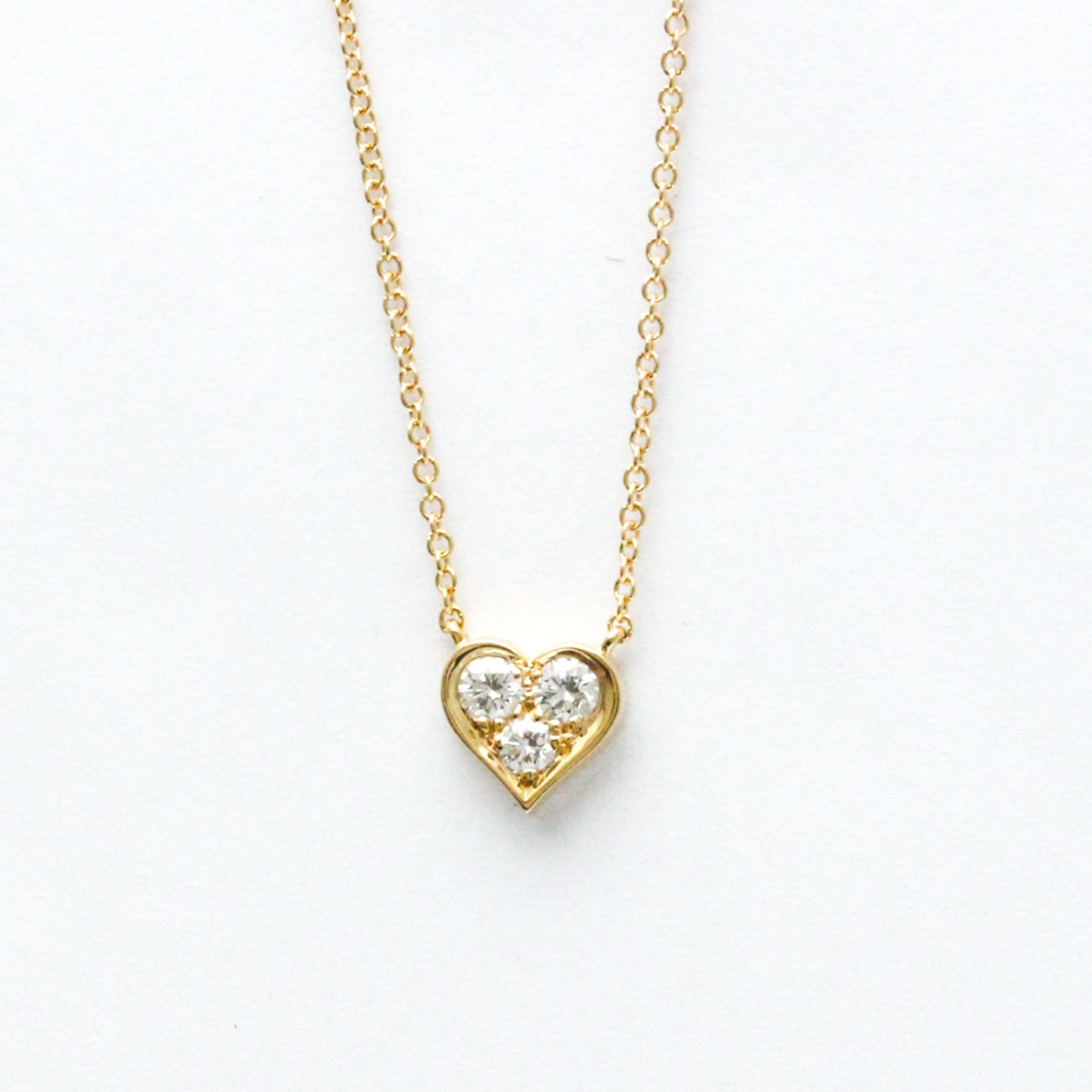 Tiffany Sentimental Heart Necklace Pink Gold (18K) Diamond Men,Women Fashion Pendant Necklace (Pink Gold)
