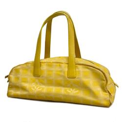 Chanel handbag New Travel Nylon Yellow Champagne Ladies