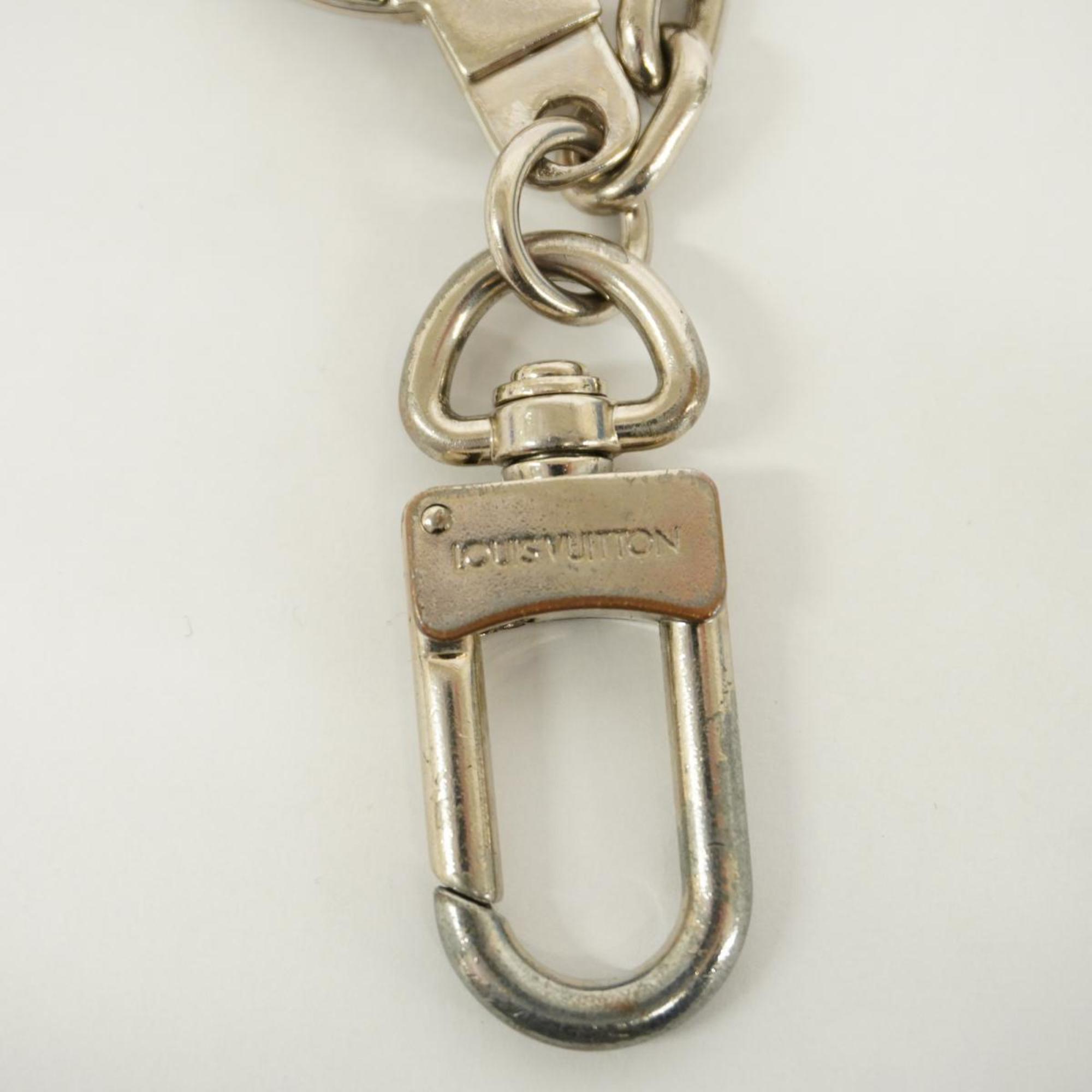 Louis Vuitton Keychain Porto Clay Insial LV M65071 Silver Men's Women's