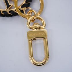 Louis Vuitton Keychain LV Circle Belly M63082 Gold Black Ladies