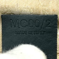 Celine Shoulder Bag C Macadam Green Canvas Leather Women's MC00/2 CELINE