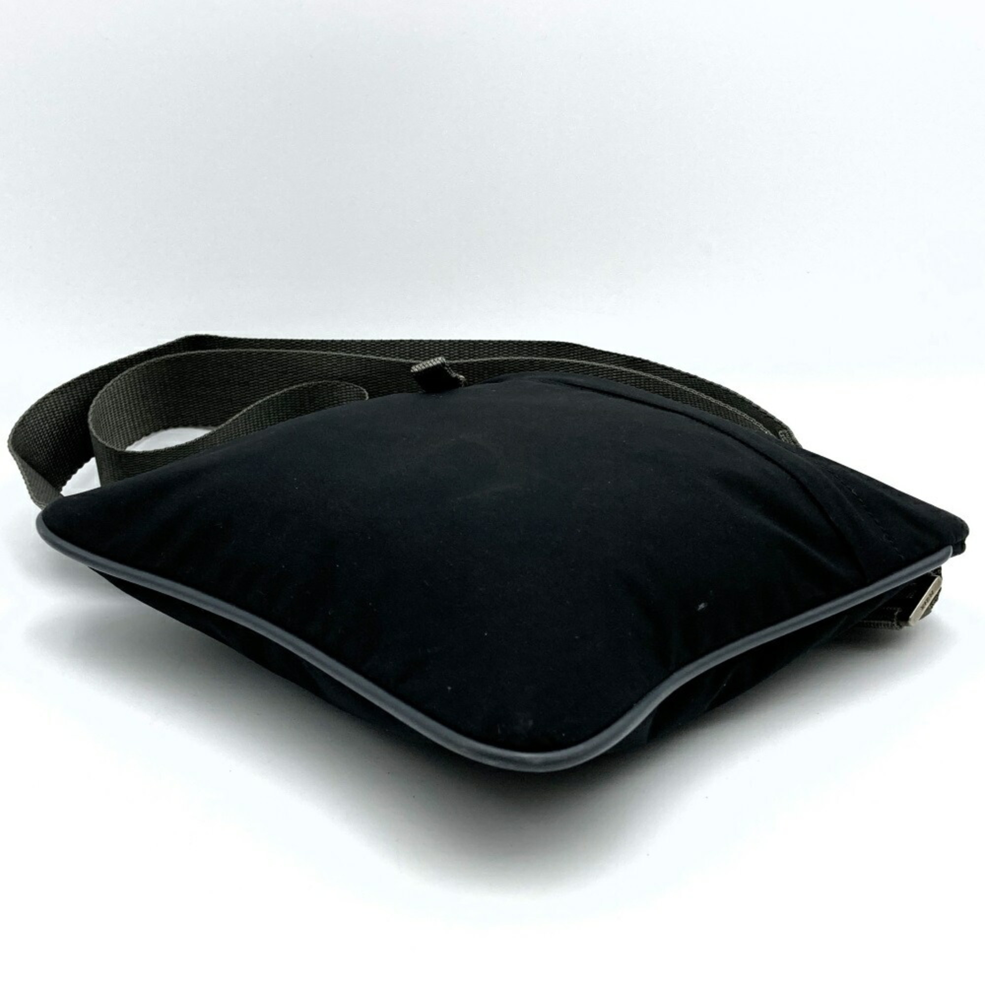 Pradasports Prada Sports Shoulder Bag Sacoche Pochette Black Nylon Women's PRADA SPORTS