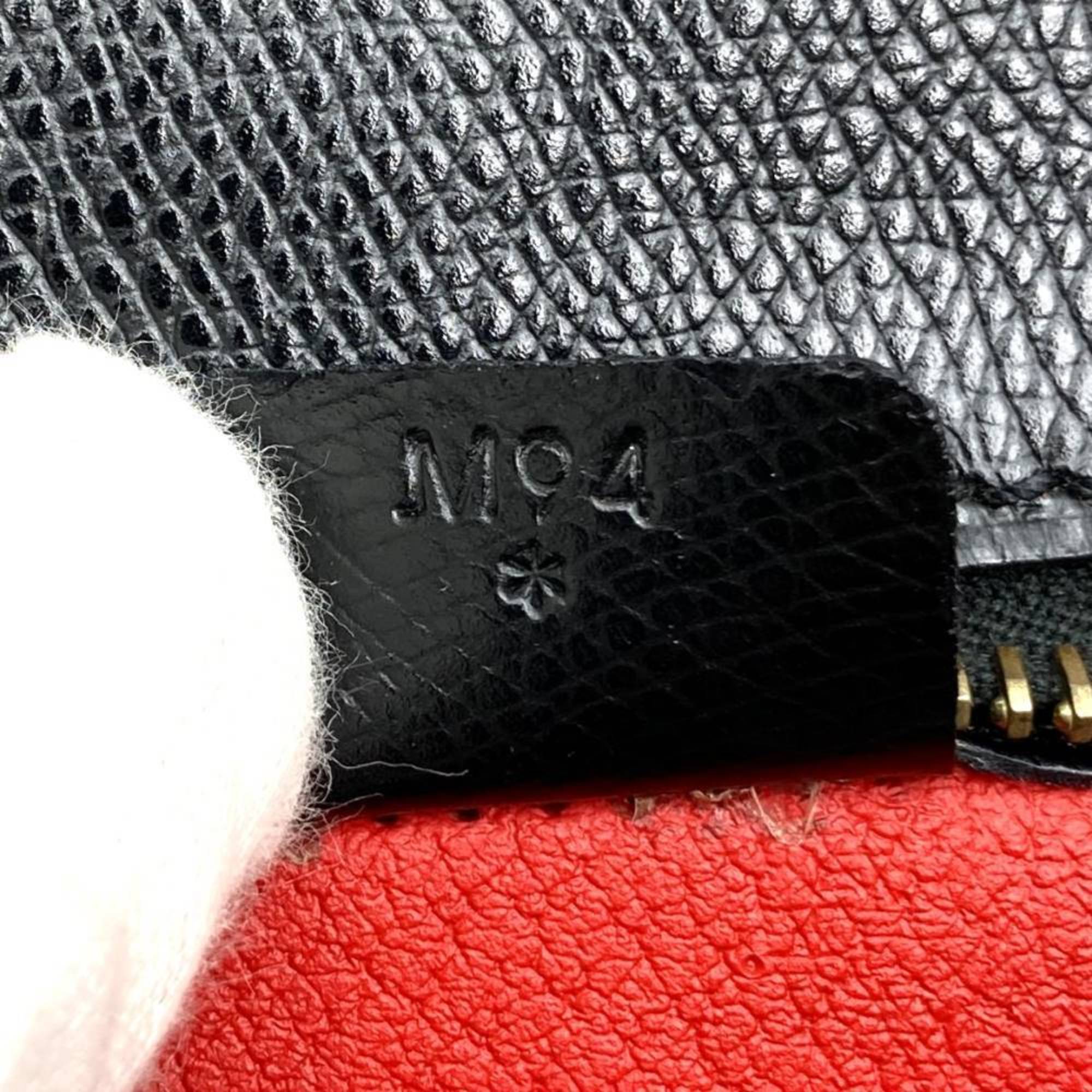 Celine handbag shoulder bag with strap 2way black leather ladies M94 CELINE