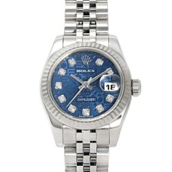 Rolex ROLEX Datejust 26 179174G Blue Dial Wristwatch Ladies