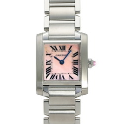 Cartier Tank Francaise SM W51028Q3 Pink Dial Women's Watch