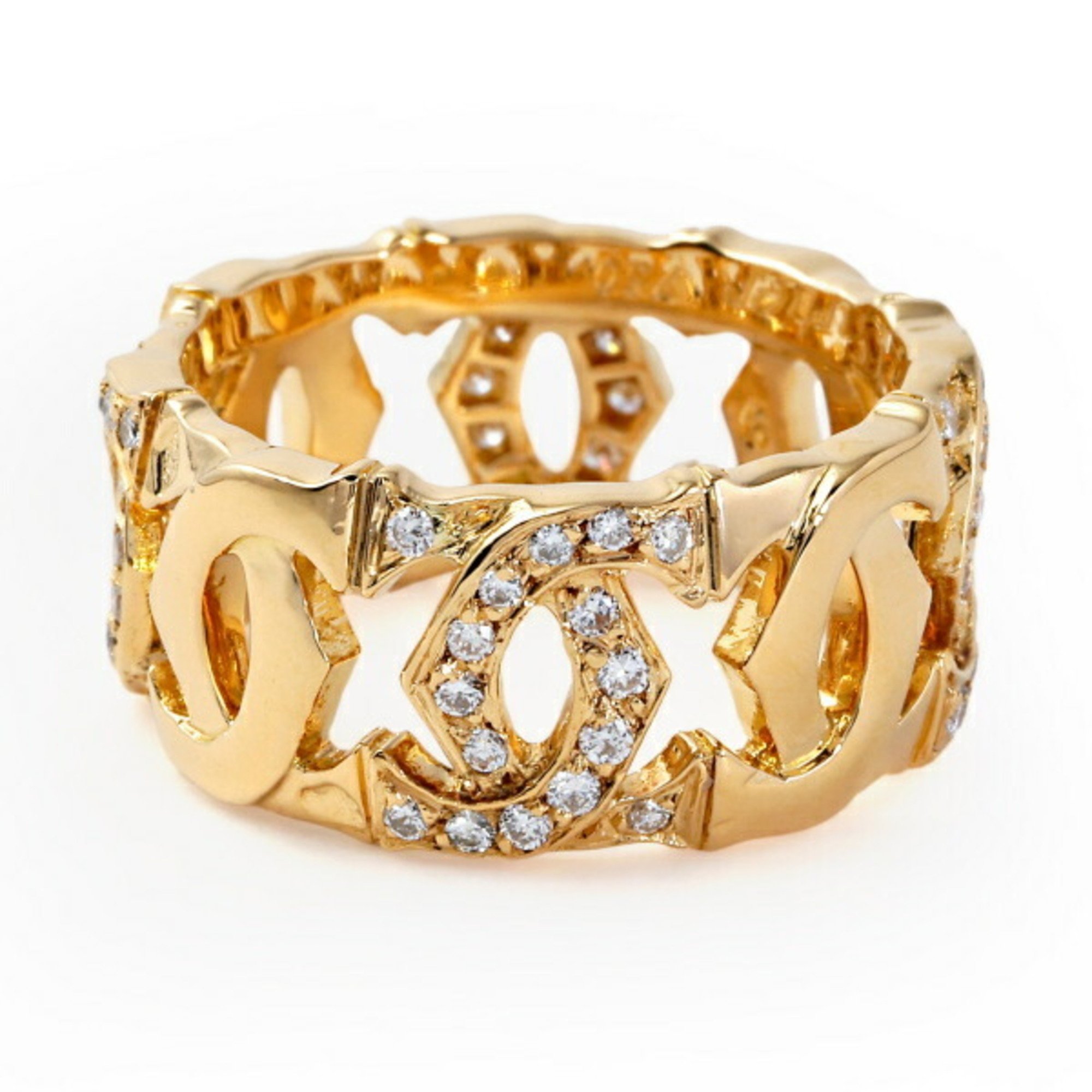 Cartier Entrelacé K18YG Yellow Gold Ring