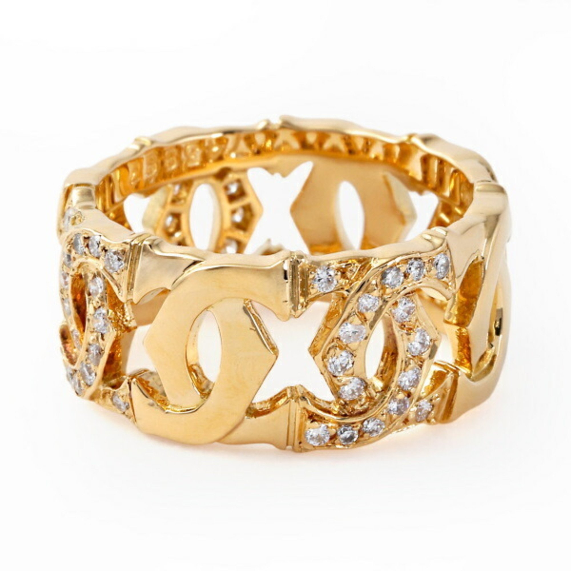 Cartier Entrelacé K18YG Yellow Gold Ring