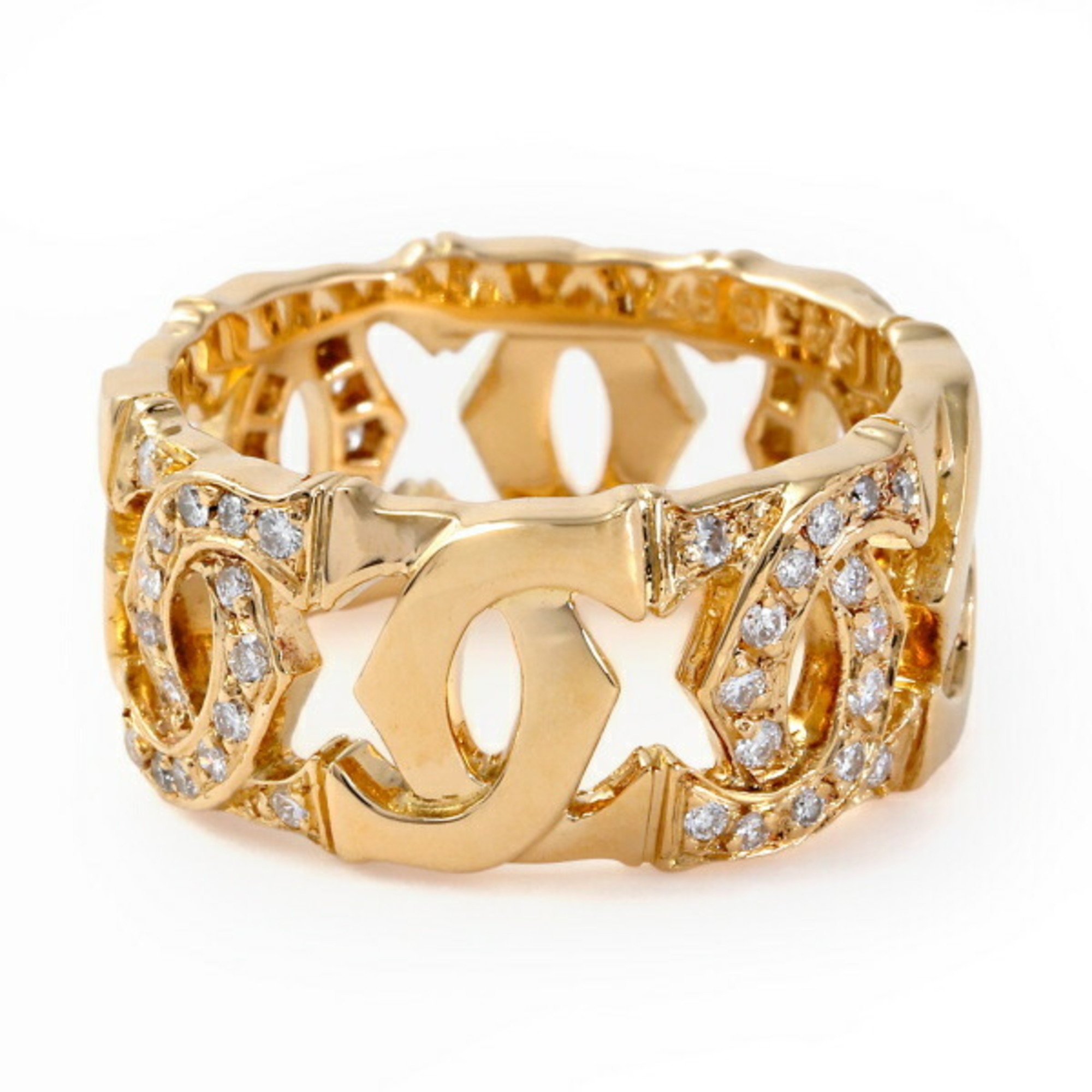 Cartier Entrelacé K18YG Yellow Gold Ring