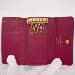 Louis Vuitton Key Case Monogram Multicle 4 M60705 Brown Fuchsia Ladies