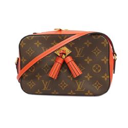 Louis Vuitton Shoulder Bag Monogram Saintonge M43556 Brown Coquelicot Ladies