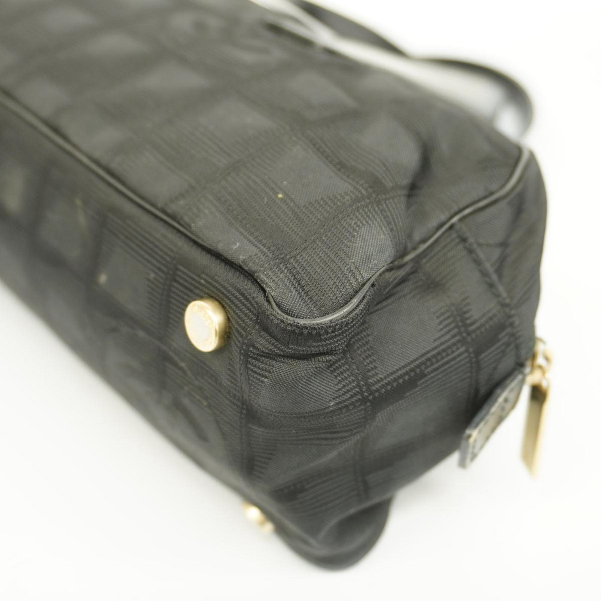 Chanel handbag new travel nylon black ladies