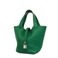 Hermes handbag Picotin Lock PM W stamp Taurillon Clemence Vert Vertigo for women