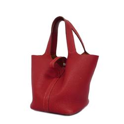 Hermes handbag Picotin PM □F stamp Togo Rouge vif ladies