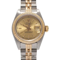 ROLEX Datejust 69173 Ladies YG/SS Watch Automatic Champagne Dial