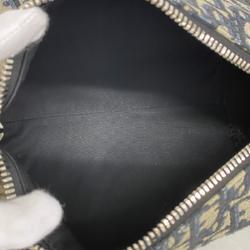 Christian Dior Shoulder Bag Trotter Canvas Navy Women's