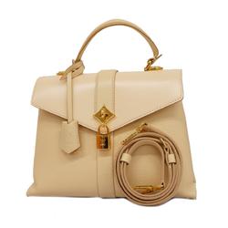 Louis Vuitton Handbag Rose Devan PM M53822 Beige Women's