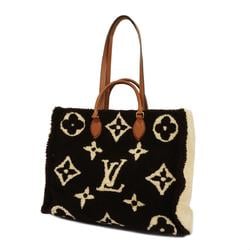Louis Vuitton Handbag Monogram Teddy On the Go GM M55420 Dark Brown Women's