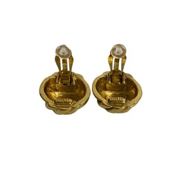 CHANEL Coco Mark Motif Earrings and Ear Cuffs for Women, Gold, 23588