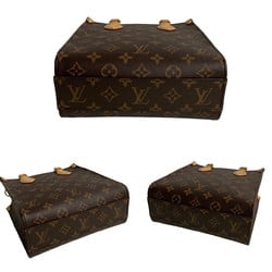 LOUIS VUITTON Louis Vuitton Sac Plat BB Monogram Leather 2way Handbag Shoulder Bag Brown 27705