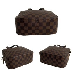 LOUIS VUITTON Louis Vuitton SP Order Spontini Damier Leather 2way Handbag Shoulder Bag Brown 27695