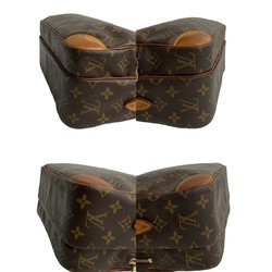 LOUIS VUITTON Louis Vuitton Nile Monogram Leather Shoulder Bag Crossbody Brown 08302