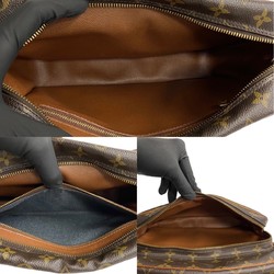 LOUIS VUITTON Louis Vuitton Nile Monogram Leather Shoulder Bag Crossbody Brown 08302